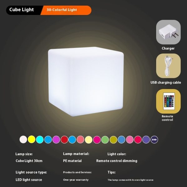 Led Stool Square Cube Light Waterproof - Image 7