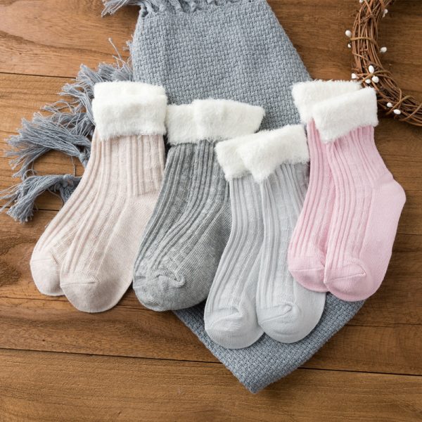 Breathable Baby Lace Cotton Children's Socks Turn Over Children's Socks Manufacturers - Image 4