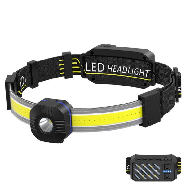 USB Rechargeable Bright Light COB Headlight - Image 5