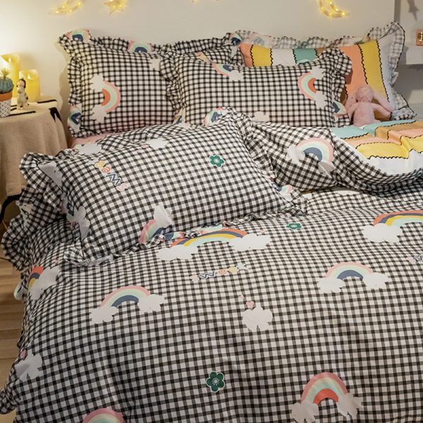 Four-piece Cotton Bedding Summer Princess Style Sheets - Image 2