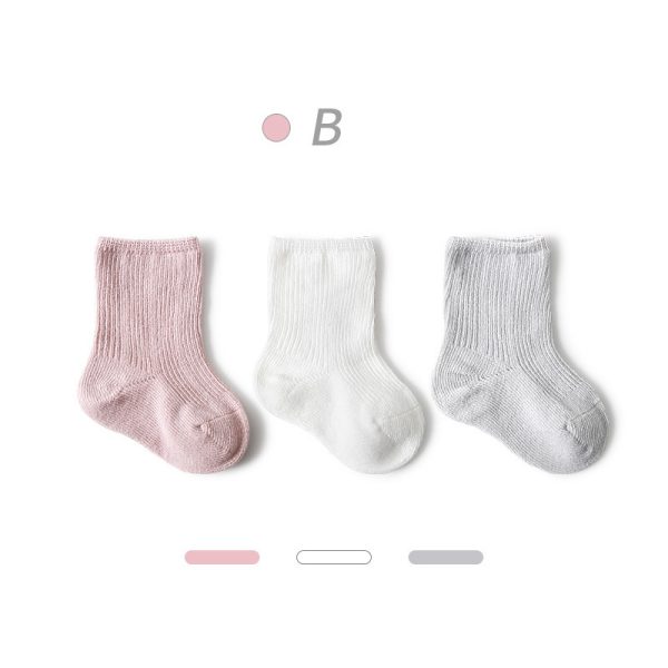 Baby  Autumn New Style Non-tight Leg Socks Pure Color - Image 8