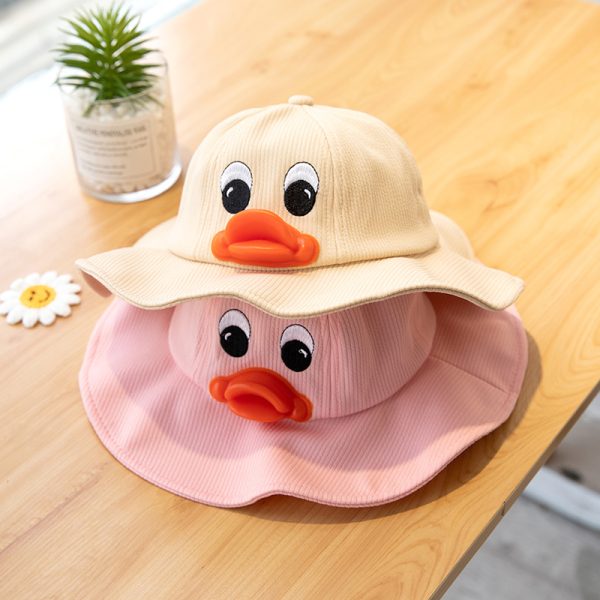 Thin Section Spring Big Brim Baby Fisherman Hat Boy Cute Super Cute Children's Pot Hat - Image 6