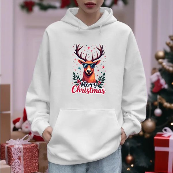 High Quality Christmas Can Be Customized Digital Printed Logo Men's And Women's Fashion Hoodies US Warehouse Stock