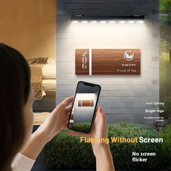 New Outdoor Solar Signboard Embedded Strip Light - Image 3