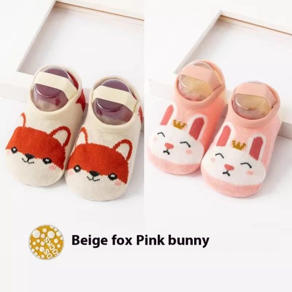 Cute Printed Anti Slip Cotton Socks For Infants And Young Children - Image 3