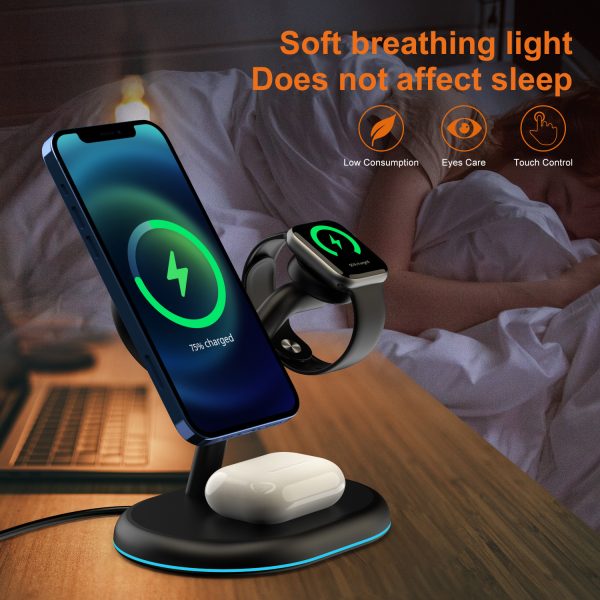 Multifunctional Three-in-one Magnetic Wireless Charger - Image 4