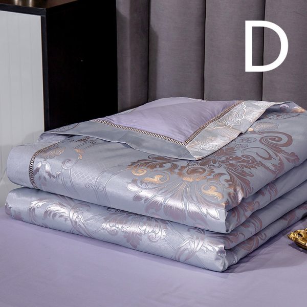 Silk Quilt And Ice Silk Air-conditioning Quilt Four-piece Cotton - Image 5