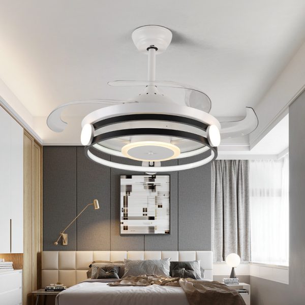 Tmall Intelligent Nordic Light Luxury Fan Lamp - Image 3