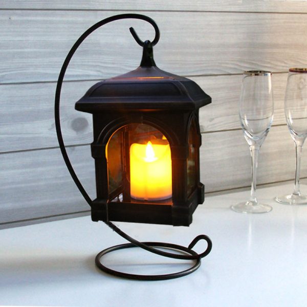 Outdoor Solar Swing Candle Lantern - Image 4