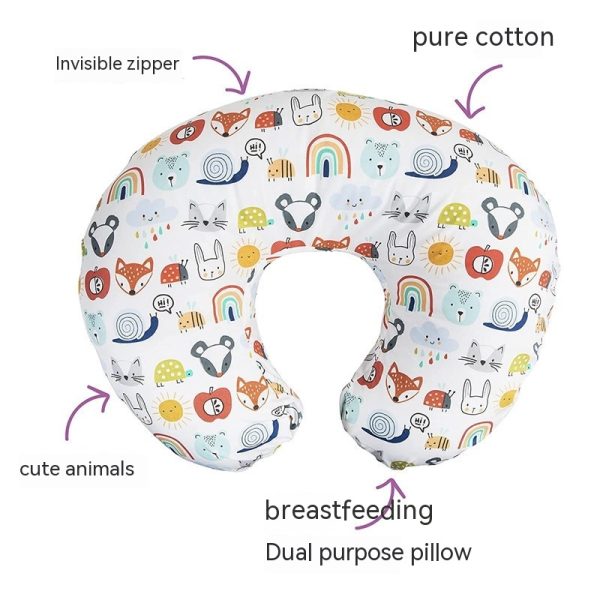 Baby Feeding Pillow Pillowcase Elastic U-shaped Breastfeeding - Image 4