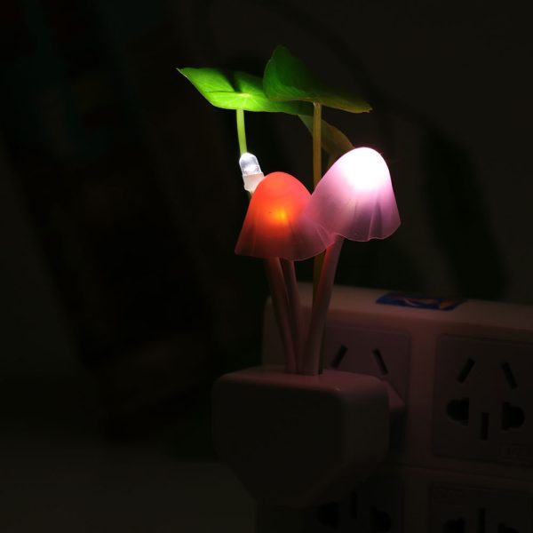 Color LED Mushroom Light, 3 Colors, With Sensor, Novelty, 220v - Image 2