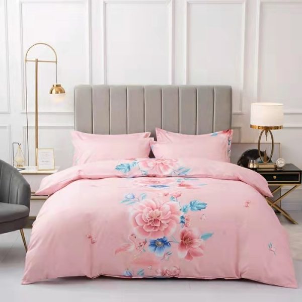 Thickened Brushed Four-piece Winter Bed Sheet And Duvet Cover Three-piece Bedding Set - Image 5