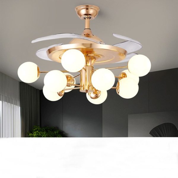 Nordic Ceiling Fans With LED Light Remote Control Ceiling - Image 6