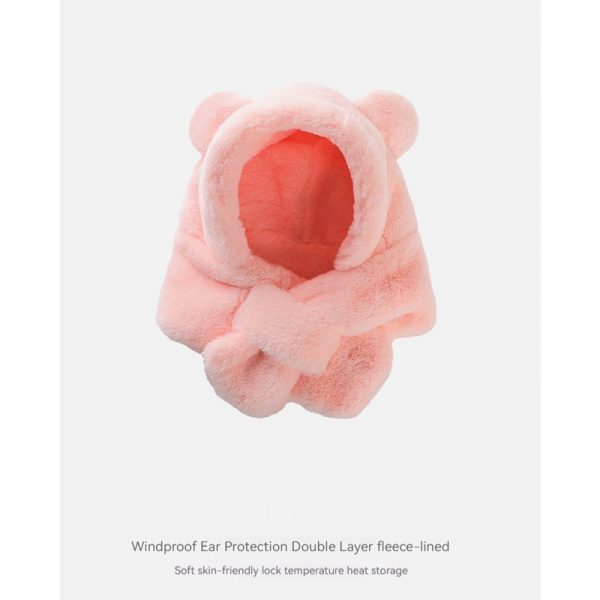 Baby Bear Hat With Scarf - Image 6