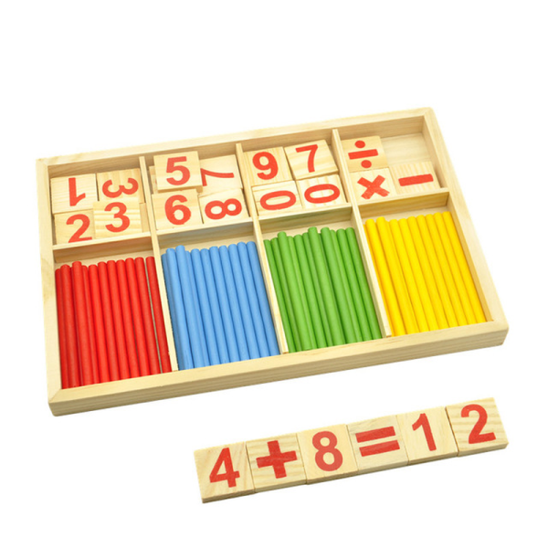 Wooden Montessori Early Education Math Toys - Image 6