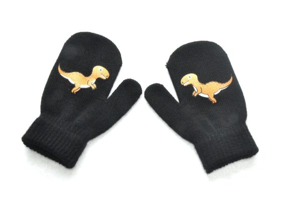 Children's Cartoon Warm And Velvet Thick Knitted Gloves - Image 6