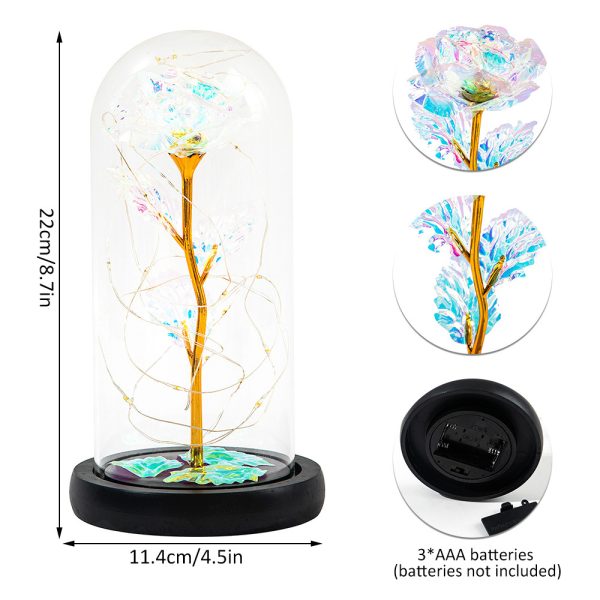 Mother's Day Simulation Rose Night Light - Image 3