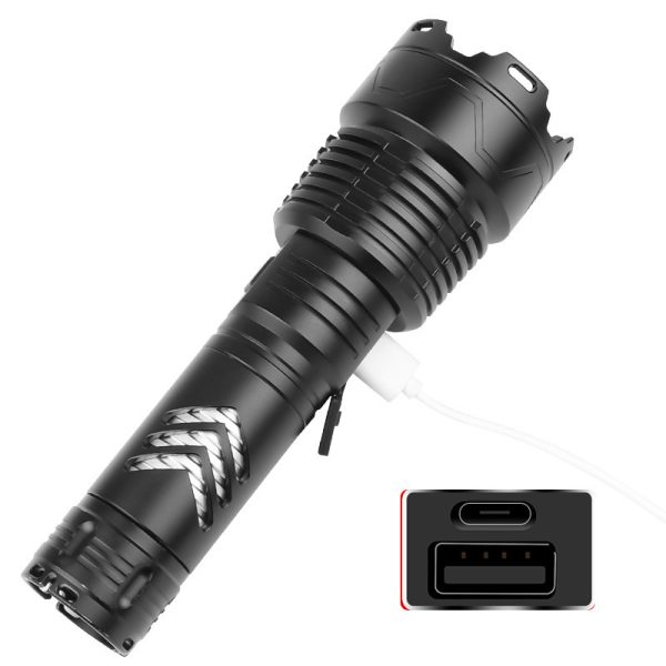 Aluminum Alloy Strong Light Flashlight - Image 2