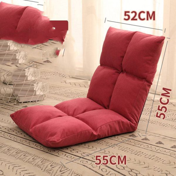 Bed Backrest Floor Small Sofa Folding Single Bay Window Computer Recliner - Image 9