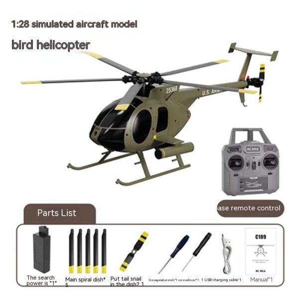 Remote Control Helicopter C189 Double Brushless Four Channels - Image 6