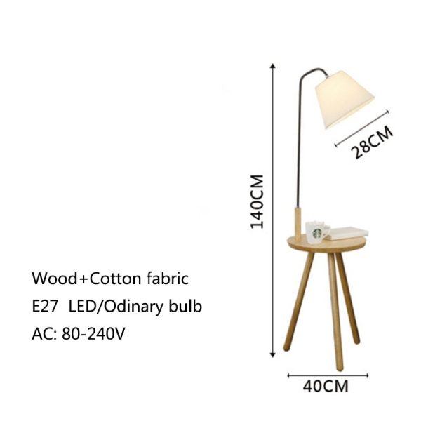 Simple Modern Floor Lamp Standing In Living Room - Image 2