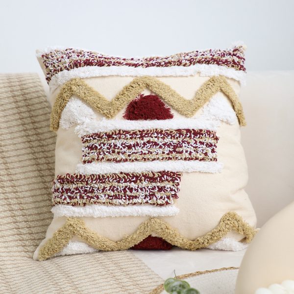 Art Throw Case Cushion Bay Window Square Pillow - Image 4