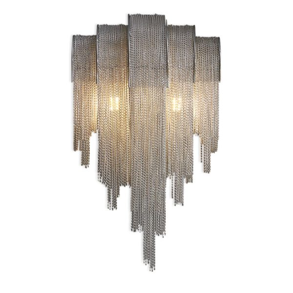 Italian Net Red Aluminum Chain Tassel Wall Lamp - Image 4