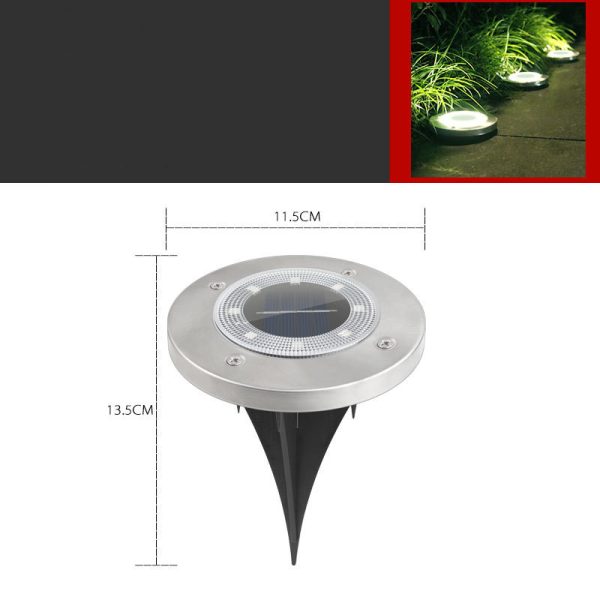 Outdoor Solar Lawn Garden Underground Light - Image 2