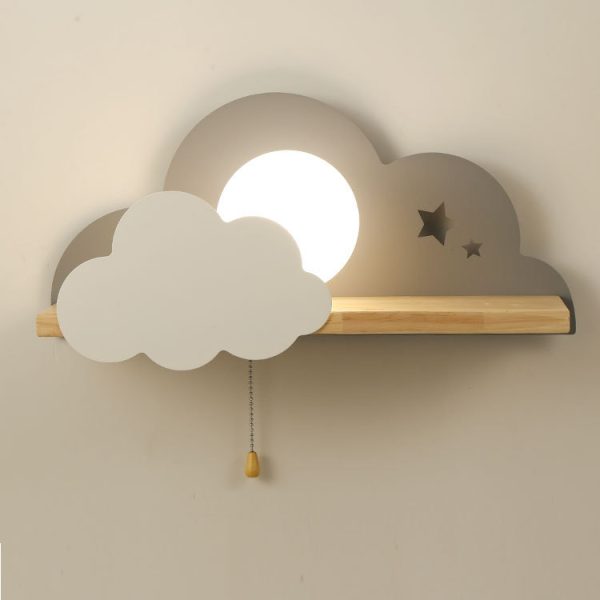 Simple Bedside Cloud Decoration Creative Wall Lamp - Image 3