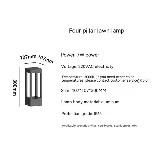 Outdoor Lawn Lamp Waterproof LED Landscape - Image 3