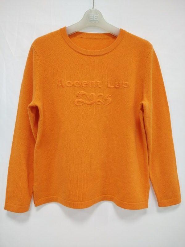 100 Cashmere Women's Round Neck Long Sleeve Pullover - Image 3