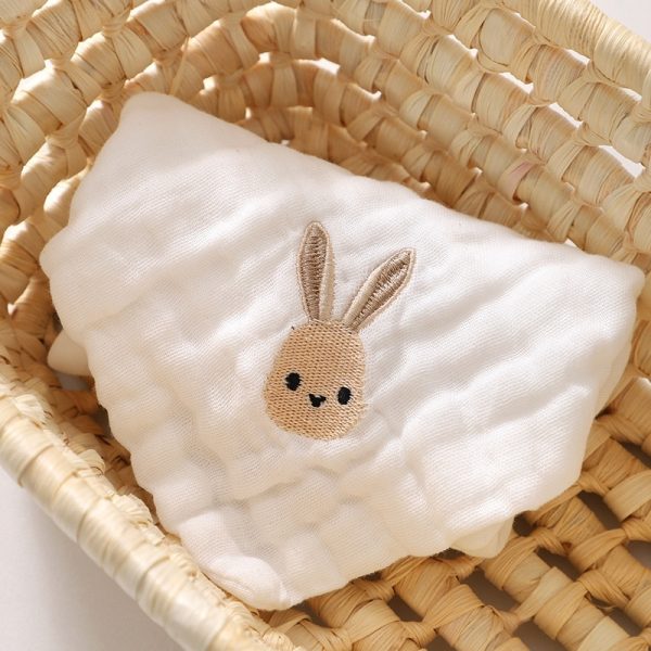 Baby Thin Cotton Class A Six-layer Gauze Small Square Saliva Towel - Image 9