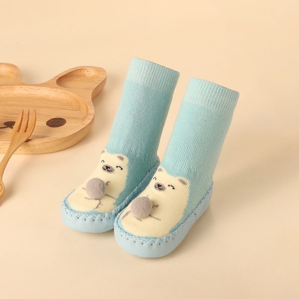 Cute Cartoon Thick Terry Anti-skid Baby Socks - Image 3