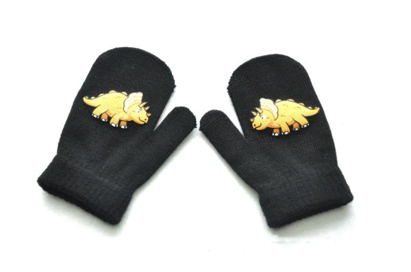 Children's Cartoon Warm And Velvet Thick Knitted Gloves - Image 5