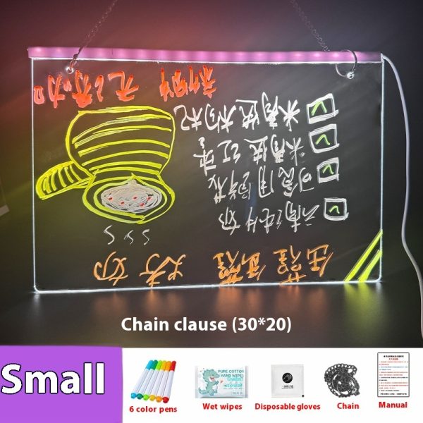 Erasable Small Blackboard Advertising Luminous Led - Image 4