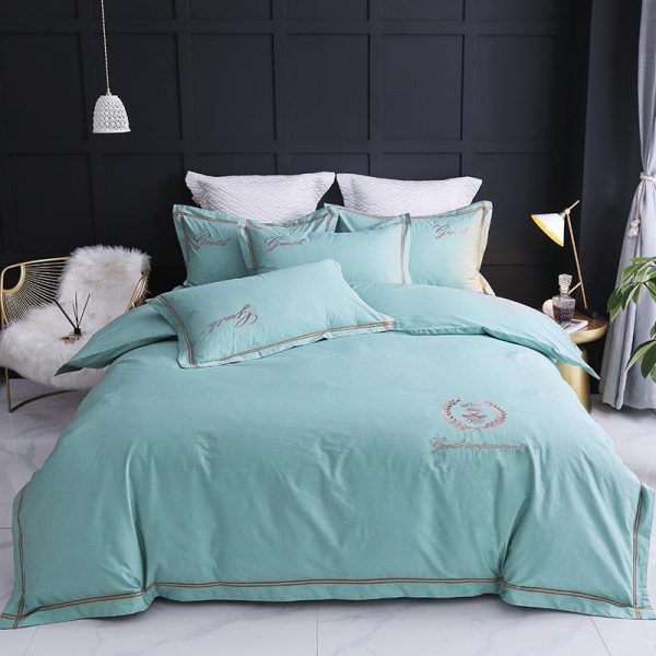 Four-piece Household Simple Cotton Bed Duvet Cover - Image 8