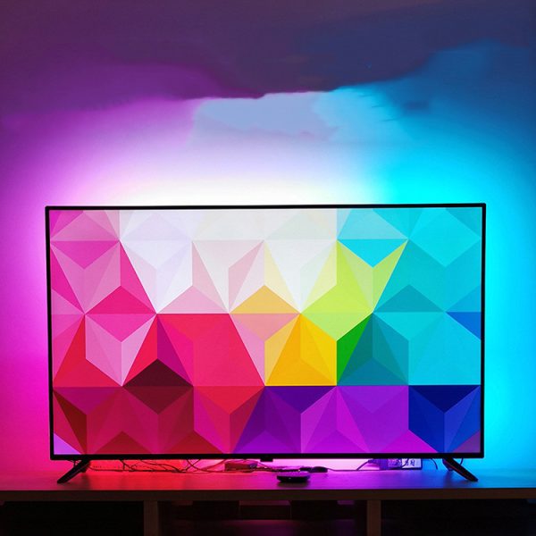 TV Atmosphere With Graffiti Smart Projector Curtain Background Light - Image 3