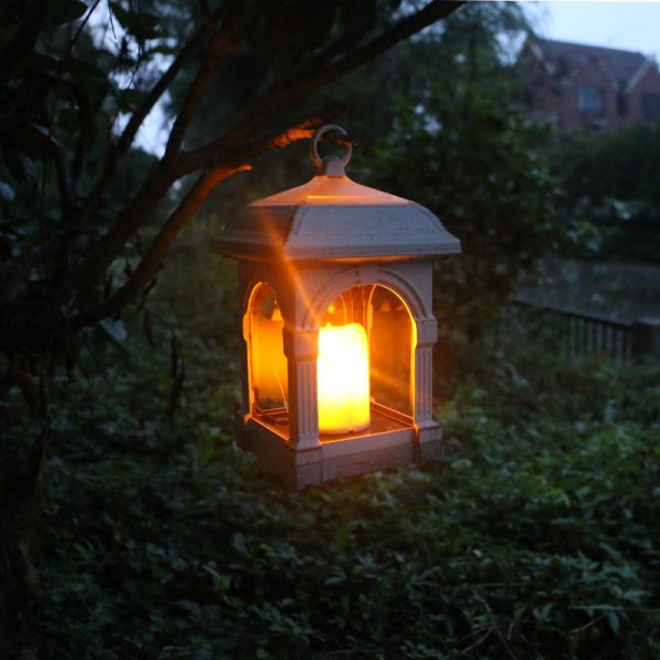 Outdoor Solar Swing Candle Lantern - Image 2