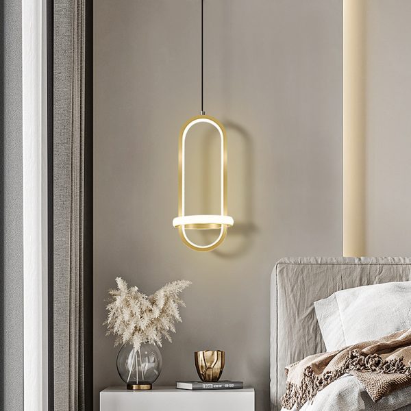 Modern Simple Led Bedroom Bedside Chandelier Nordic Creative Personality - Image 5