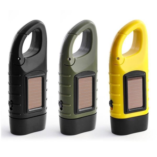 Hand-cranking Self-generating Small Solar Flashlight - Image 2