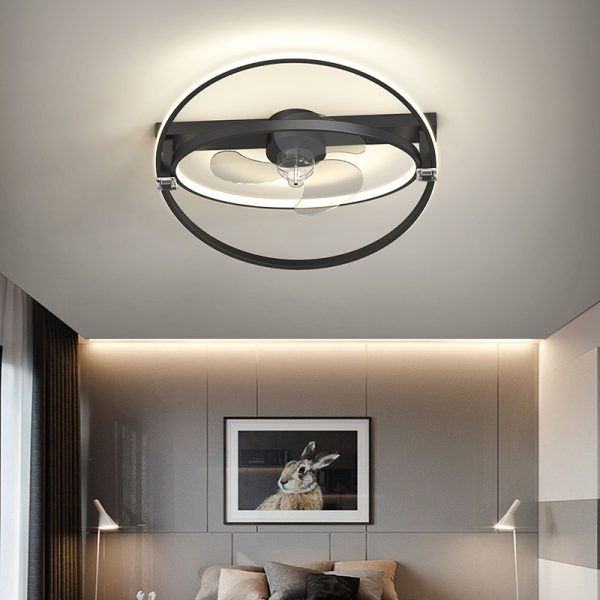 Modern LED Ceiling Fan With Light Remote Control Living Dining Room - Image 5