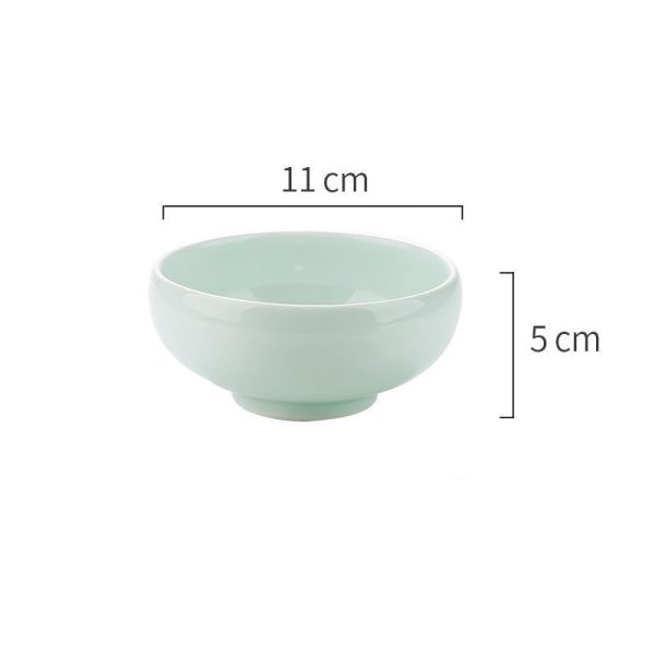 Featured Ceramic Bowl Rice Bowl, Household Drum-shaped Soup Bowl, Creative Korean Bowl, Rice Noodle Bowl, Retro Bowl, Kiln Bowl - Image 4