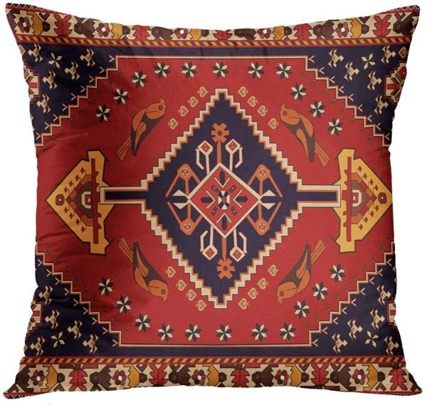 Persian Ethnic Linen Bohemian Pillowcase - Image 2