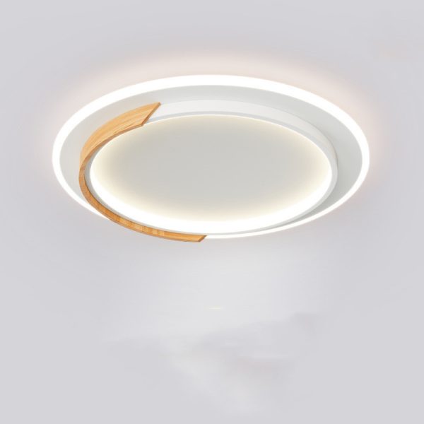 Log Ceiling Led Light Round Bedroom - Image 3