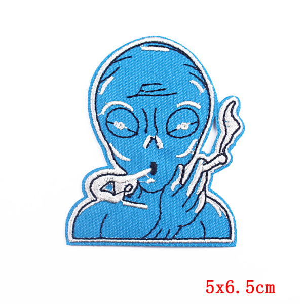 Alien Embroidery Cloth Patch Computer Clothing - Image 10