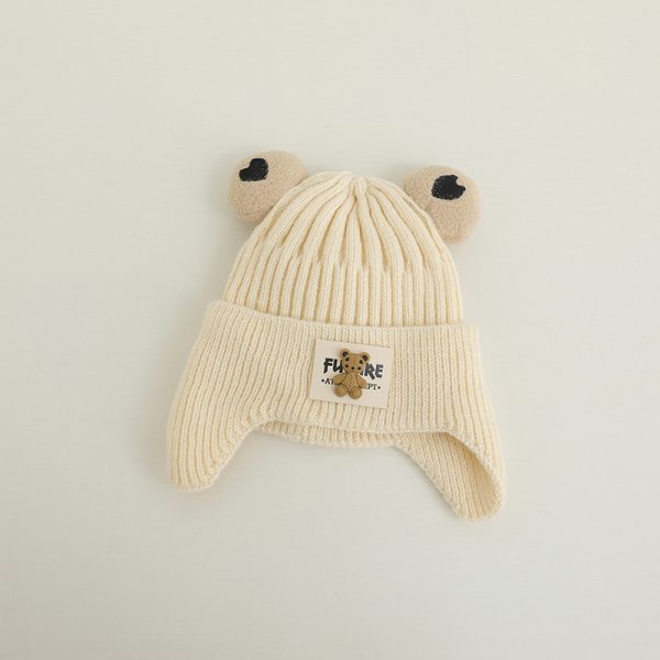 Children's Knitted Warm Bear Woolen Cap Outdoor - Image 6