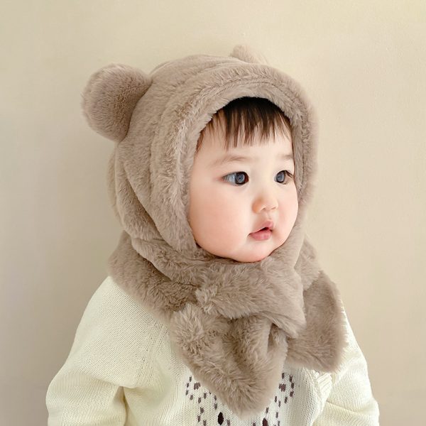 Baby Bear Hat With Scarf