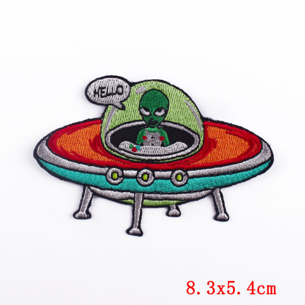 Alien Embroidery Cloth Patch Computer Clothing - Image 6