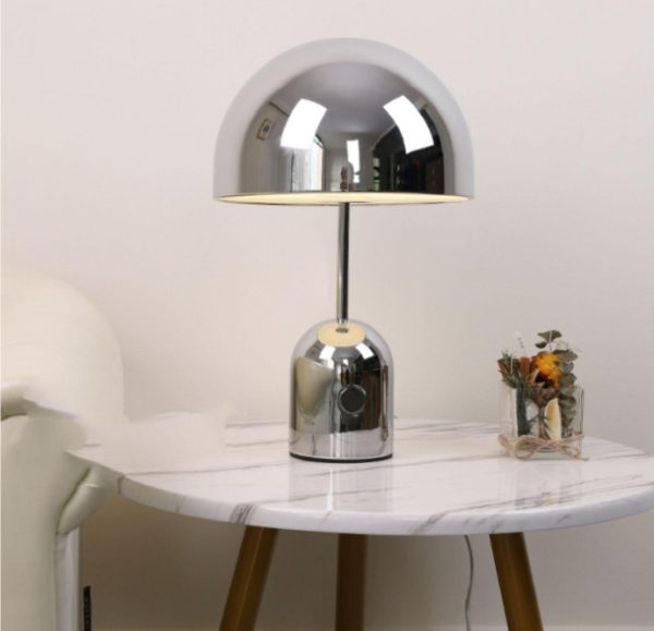 Mushroom Living Room Bedroom Bedside Rose Gold Exhibition Hall Lamp - Image 2