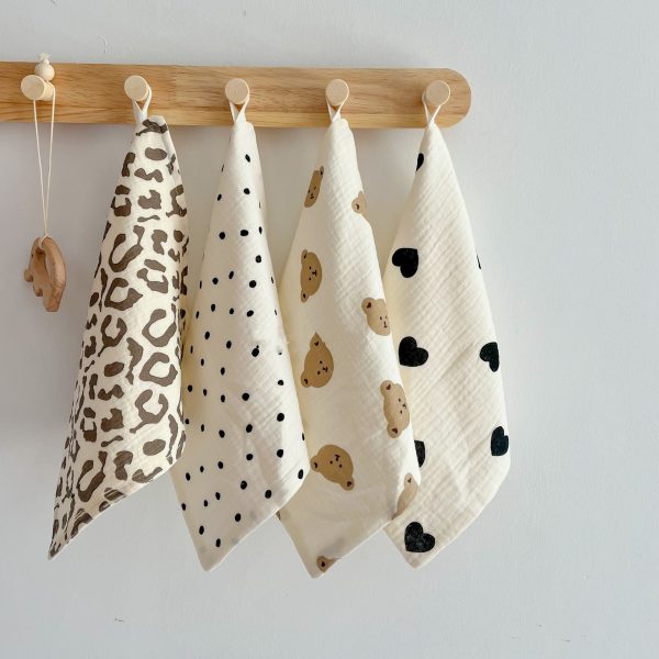 4-layer Pure Cotton Gauze Baby Square Scarf - Image 5